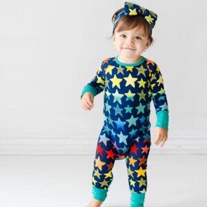 NWT - Little Sleepies - Shade of Stars - Crescent Zippy - 18-24 Months